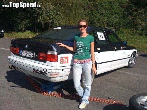Kristína ŠPONTÁKOVÁ - drifterka - Tina a BMW 540i E34